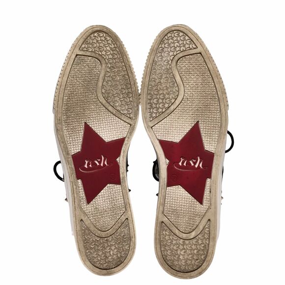 Ash Women's Black Leather Krush Platform Spike Oxford Shoe Sneaker Women Size 38 - Picture 6 of 8